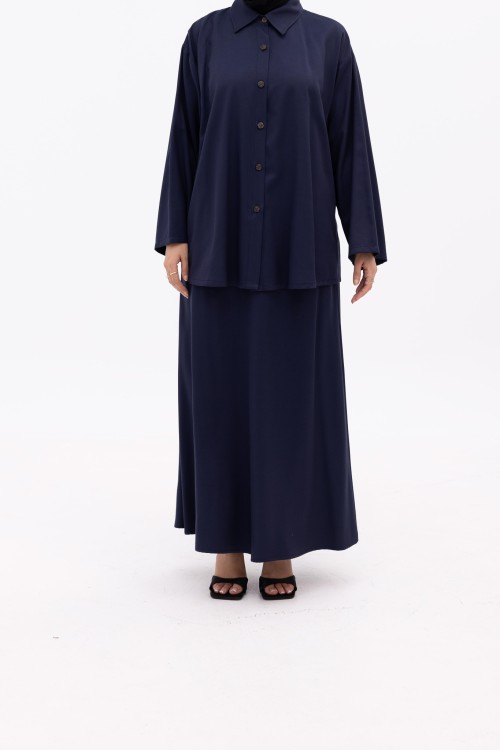 Ensemble Ayna bleu marine