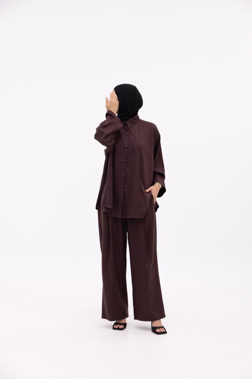 Ensemble Ayna marron