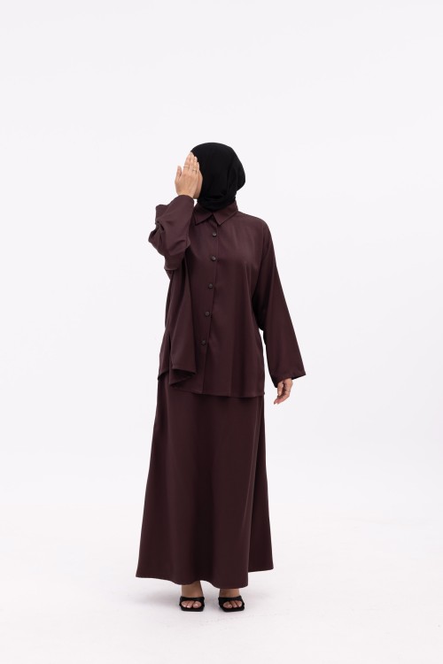Ensemble Ayna marron