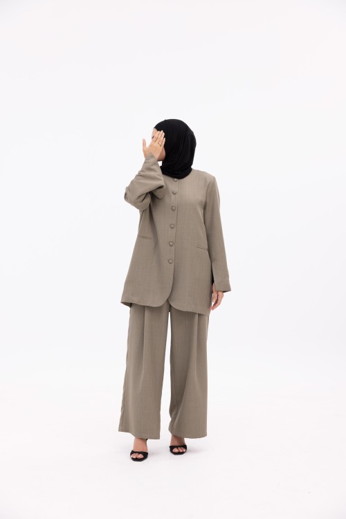 Ensemble Maris taupe