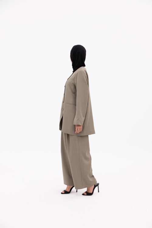 Ensemble Maris taupe