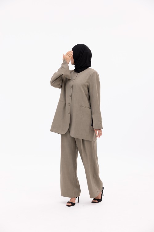 Ensemble Maris taupe