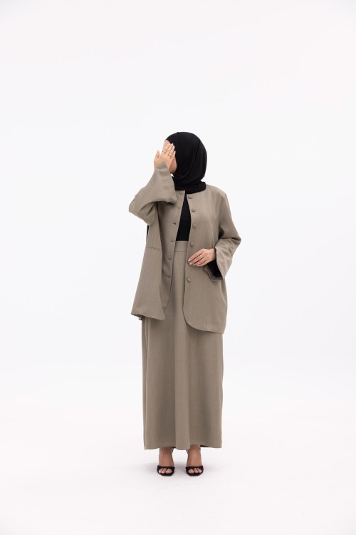 Ensemble Maris taupe
