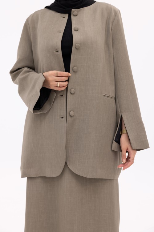 Ensemble Maris taupe