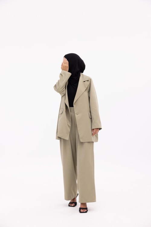 Ensemble Ilona vert amande