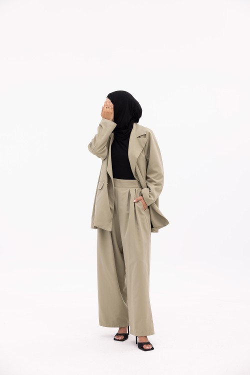 Ensemble Ilona vert amande