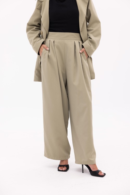 Ensemble Ilona vert amande