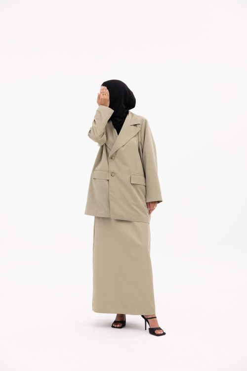 Ensemble Ilona vert amande