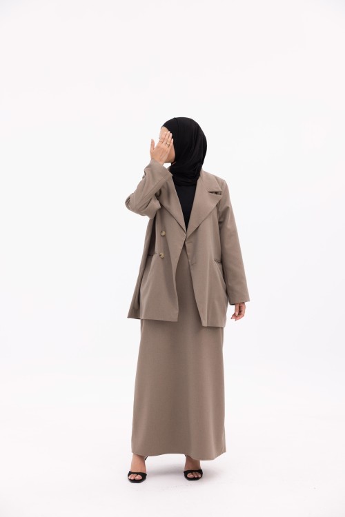 Ensemble Ilona taupe