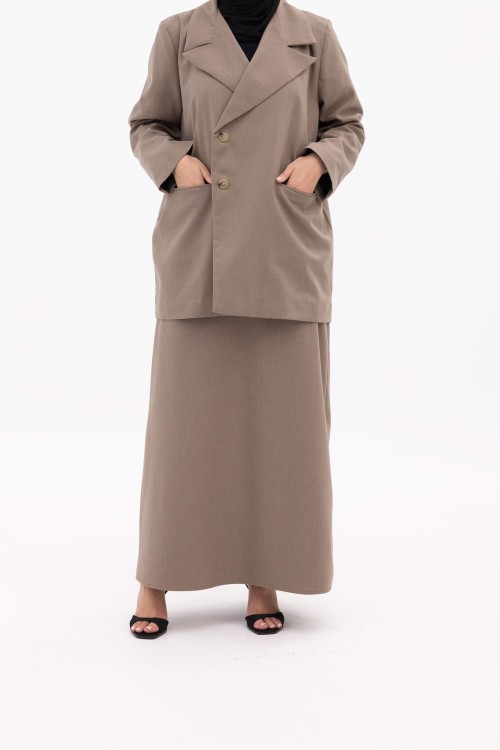 Ensemble Ilona taupe