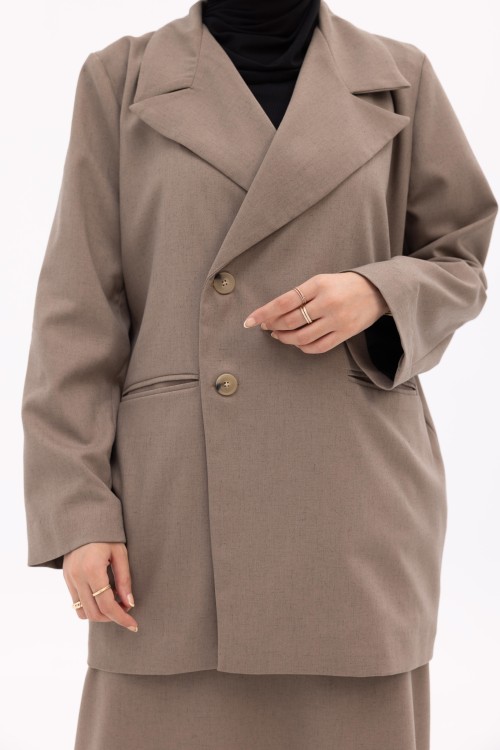 Ensemble Ilona taupe