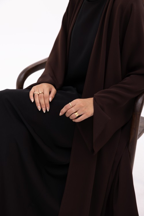 Abaya Elice marron