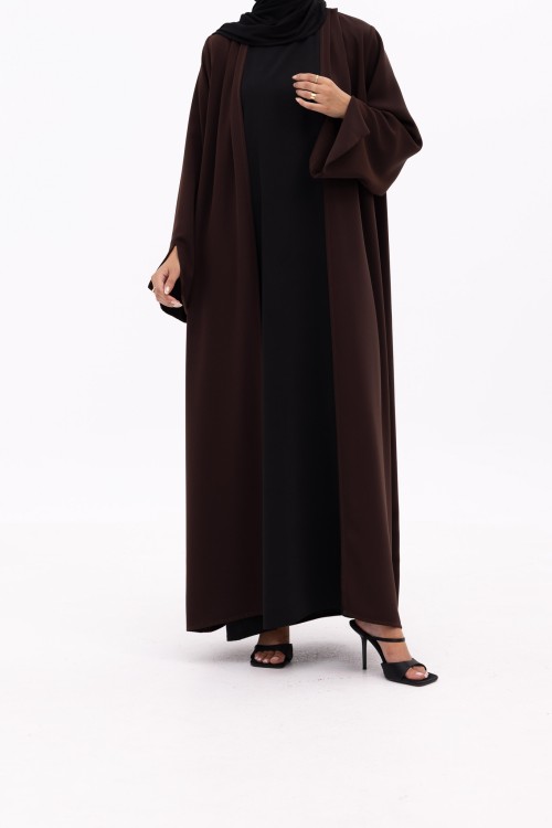 Abaya Elice marron