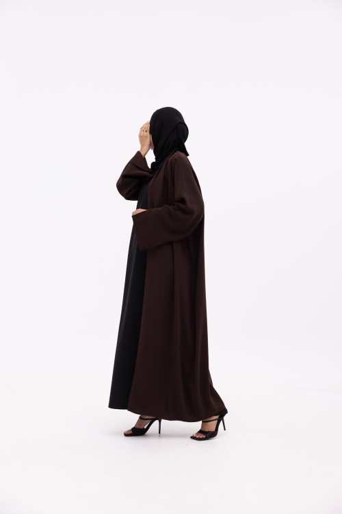 Abaya Elice marron