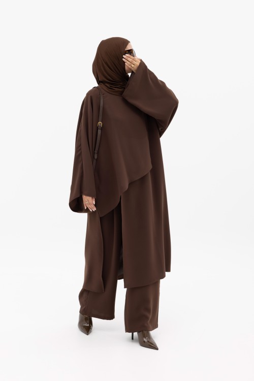 Ensemble Lona marron