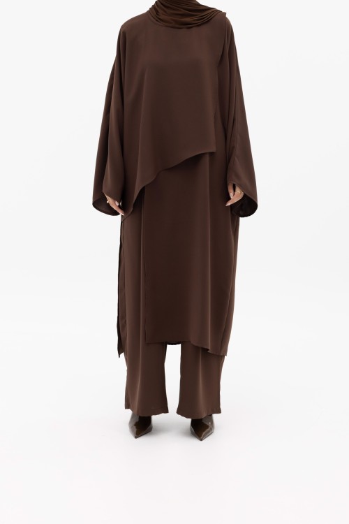 Ensemble Lona marron