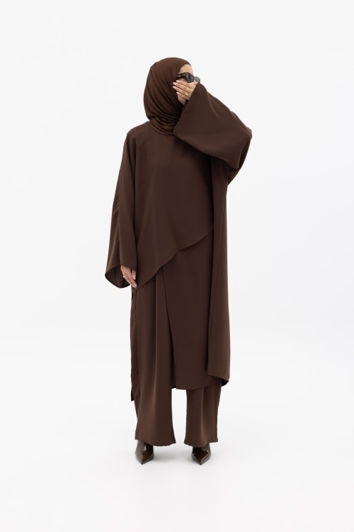 Ensemble Lona marron