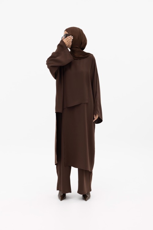 Ensemble Lona marron