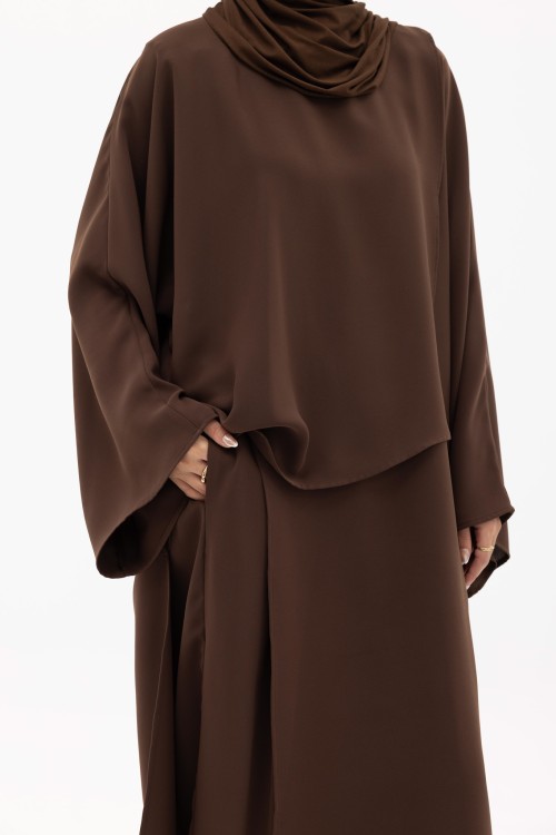 Ensemble Lona marron