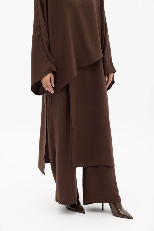 Ensemble Lona marron