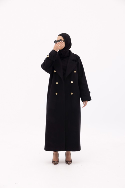 Manteau Sézanne noir
