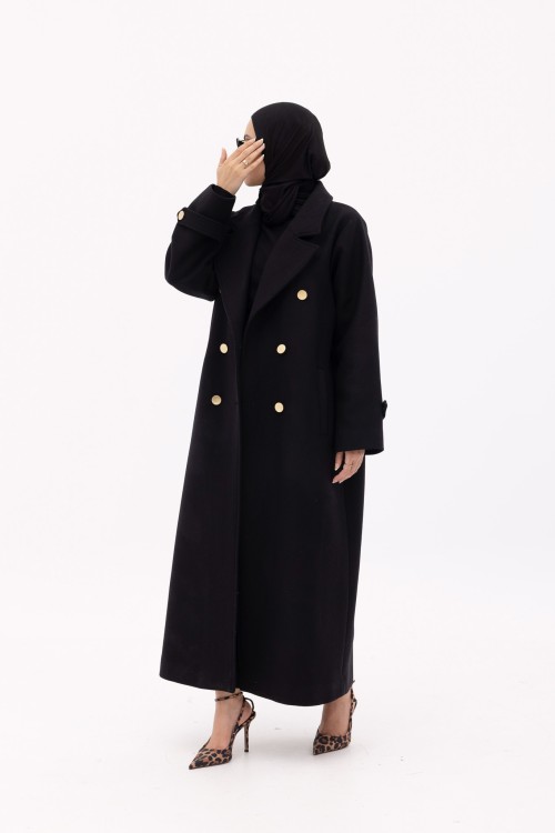 Manteau Sézanne noir
