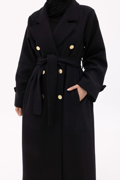 Manteau Sézanne noir