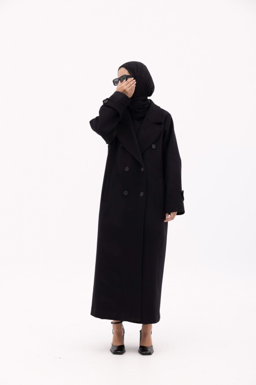 Manteau Sézanne noir