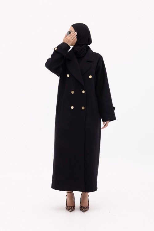 Manteau Sézanne noir