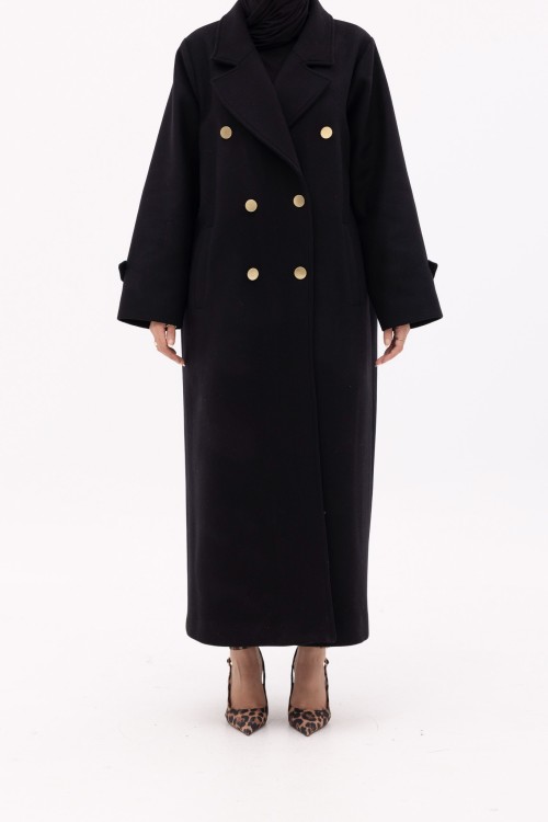 Manteau Sézanne noir