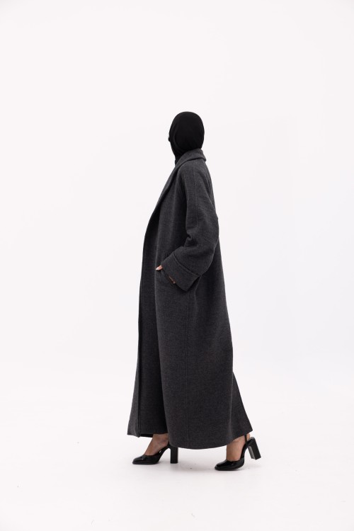 Manteau Alexia gris chiné