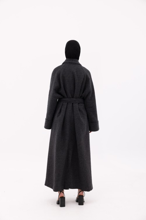 Manteau Alexia gris chiné
