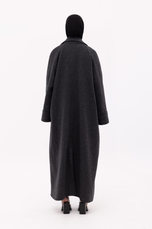 Manteau Alexia gris chiné