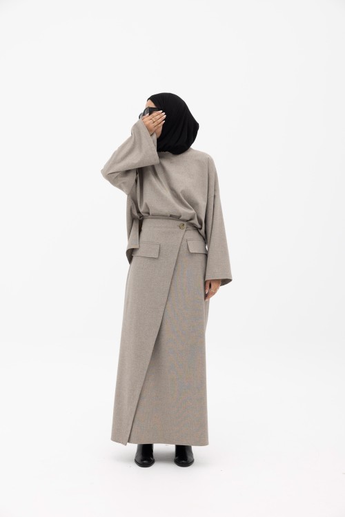 Ensemble Soly taupe