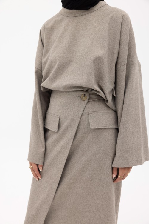 Ensemble Soly taupe