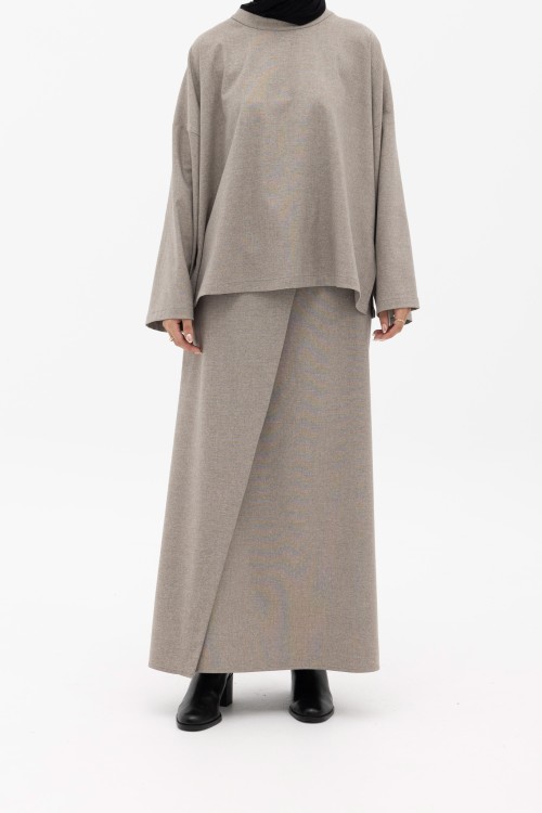 Ensemble Soly taupe
