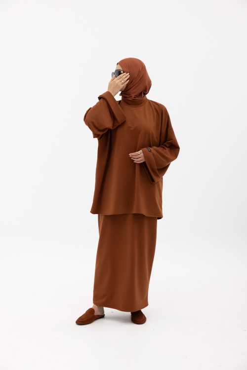 Jupe basic camel