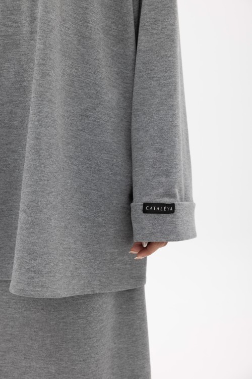 Sweat basic gris