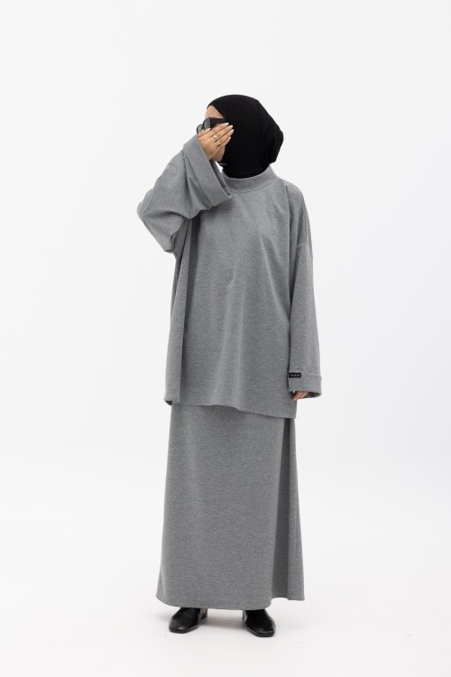 Sweat basic gris