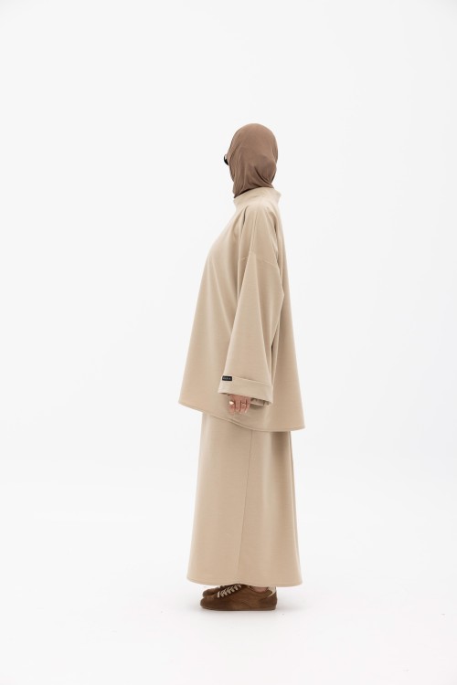 Sweat basic beige