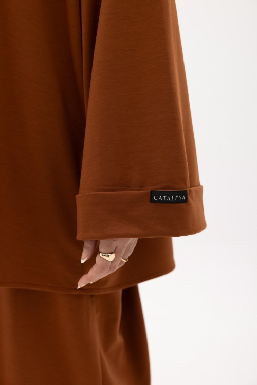 Sweat basic camel