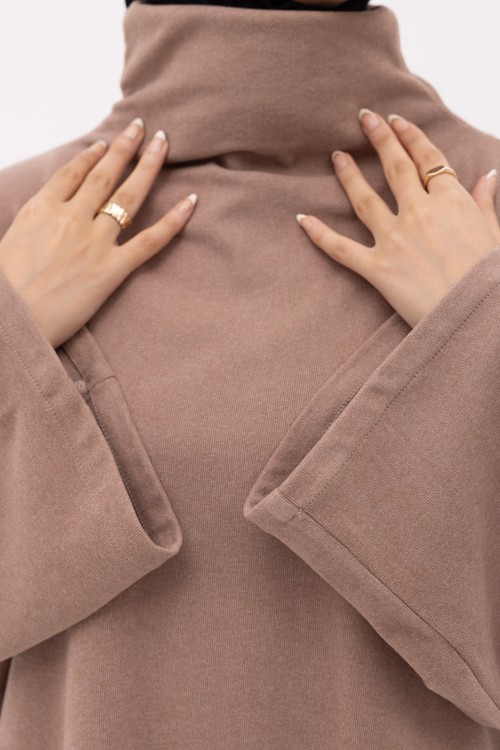 Pull Tan taupe
