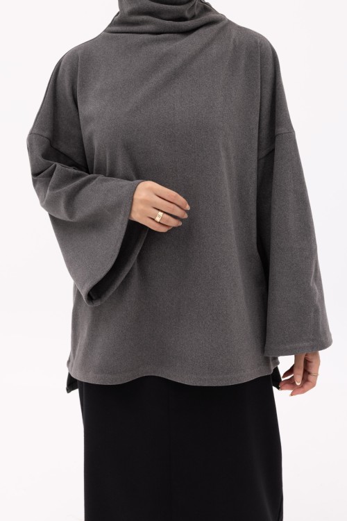 Pull Tan gris foncé