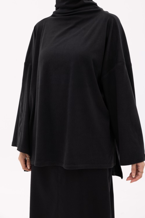 Pull Tan noir
