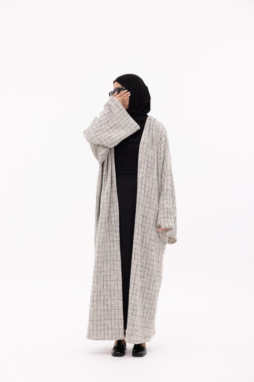 Shela coat chiné crème