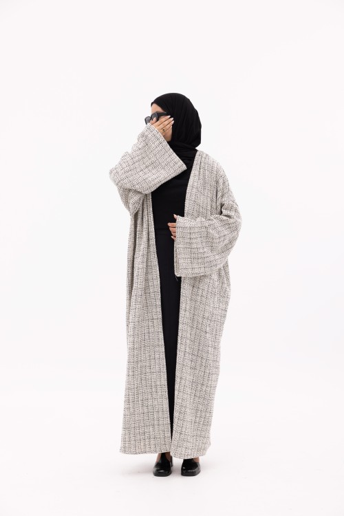 Shela coat chiné crème