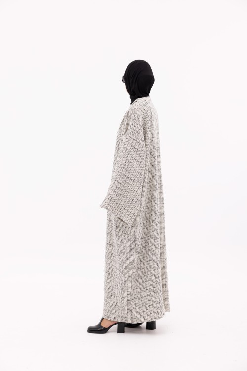 Shela coat chiné crème
