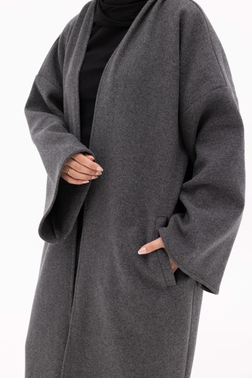 Shela coat gris anthracite