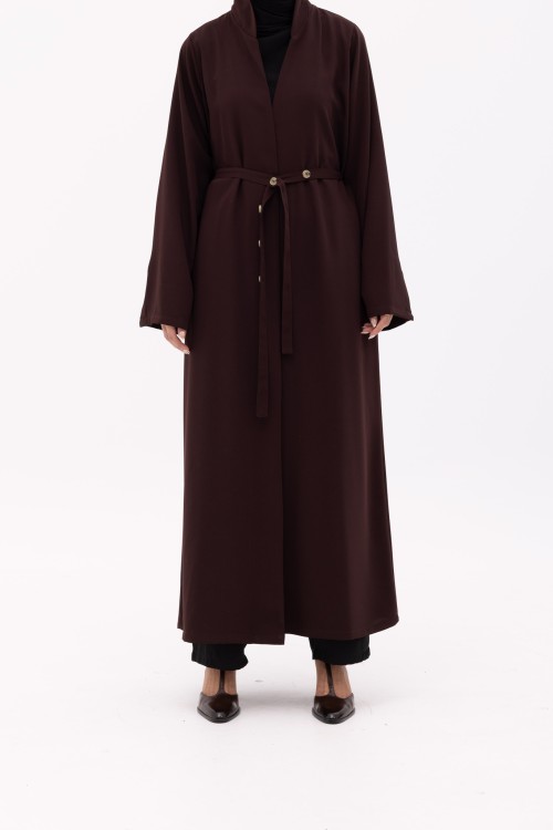 Abaya Nanoush marron