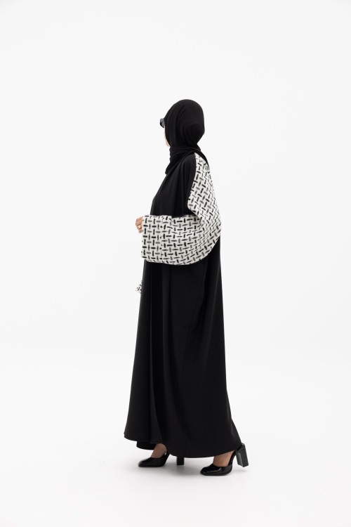 Abaya Gaby winter white